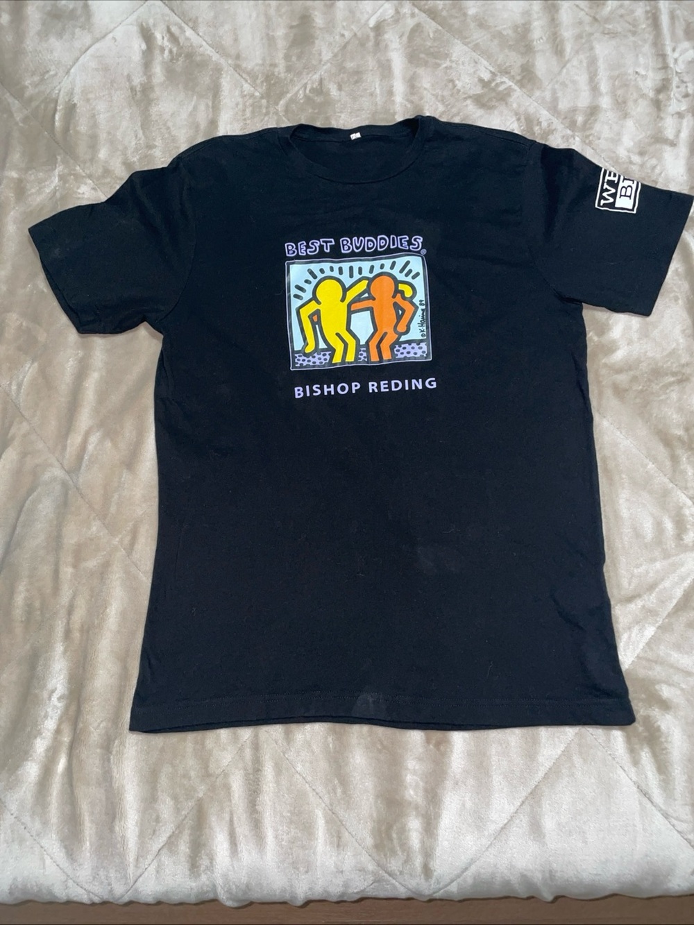 Vintage 1989 "Bishop Reding" Black Graphic Tee